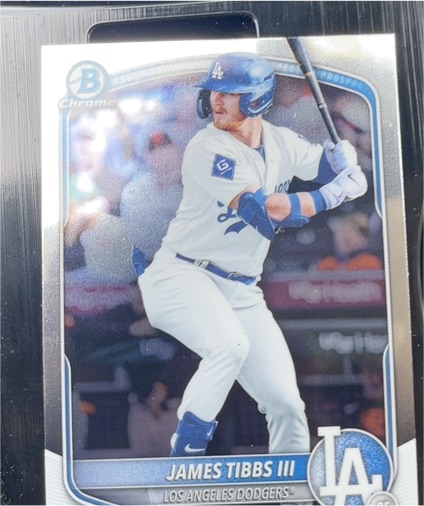 2025 Bowman Draft Chrome #BDC-74 James Tibbs III — front