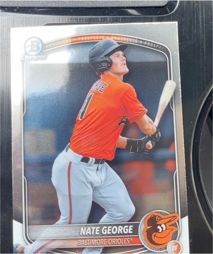 2025 Bowman Draft Chrome #BDC-113 Nate George — front