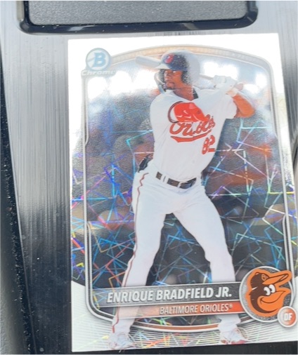 2025 Bowman Draft Chrome #BDC-198 Enrique Bradfield Jr. — front