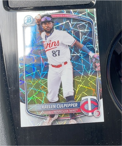 2025 Bowman Draft Chrome #BDC-120 Kaelen Culpepper — front