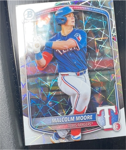 2025 Bowman Draft #BDC-191 Malcolm Moore — front
