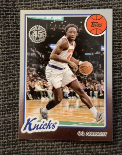 2025-26 Topps 45th Anniversary #80BK-33 OG Anunoby — front
