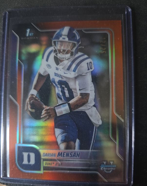 2025 Bowman Chrome University #13 Darian Mensah — front