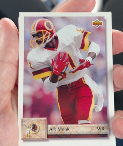 1992 Upper Deck #344 Art Monk — front