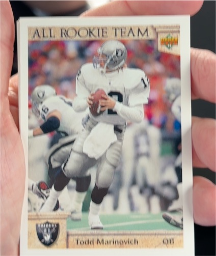 1992 Upper Deck #31 Todd Marinovich — front
