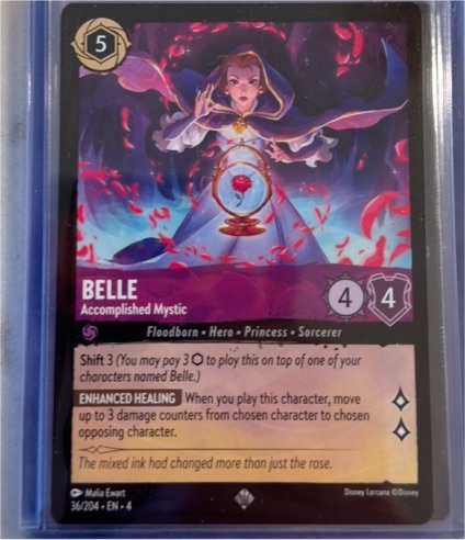 2025 Lorcana #36/204 Belle Accomplished Mystic — front