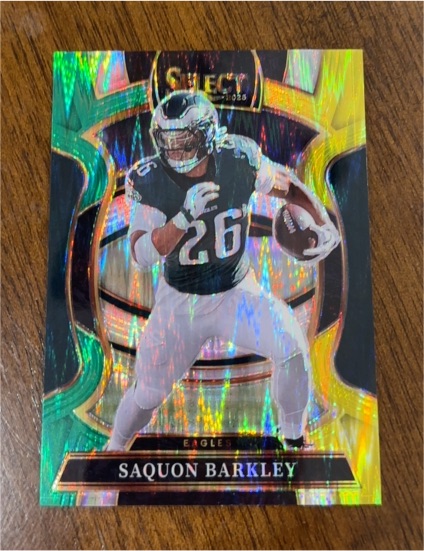 2025 Panini Select #90 Saquon Barkley — front