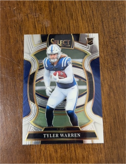 2025 Panini Select #33 Tyler Warren — front