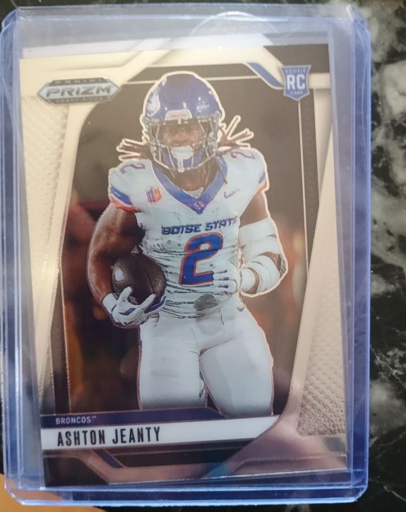 2025 Panini Prizm Draft Picks #13 Ashton Jeanty Boise State Broncos — front