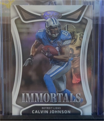 2025 Panini Certified Immortals #IM-CJN Calvin Johnson — front