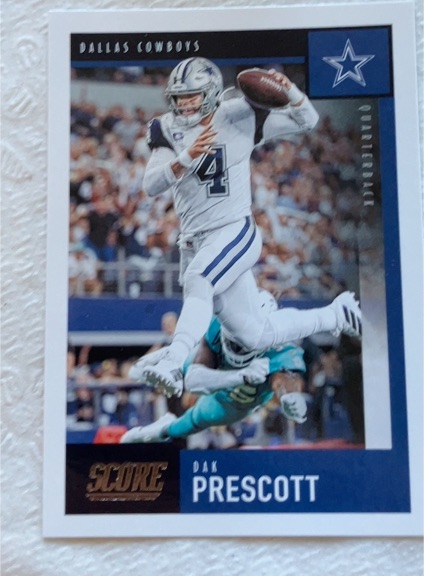 2020 Panini Score #168 Dak Prescott — front
