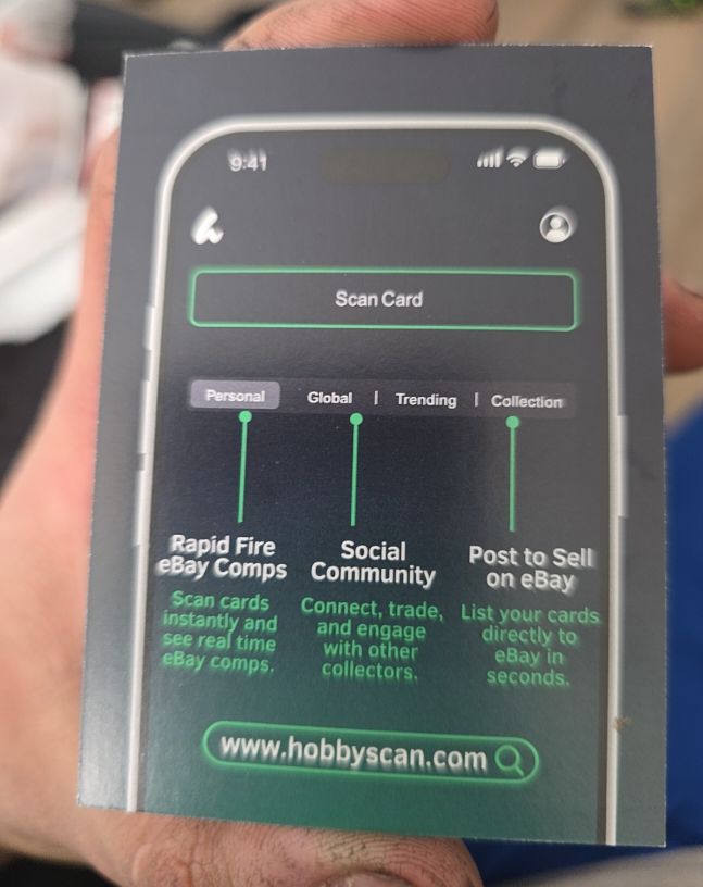 HobbyScan NFC Card Scanner — front