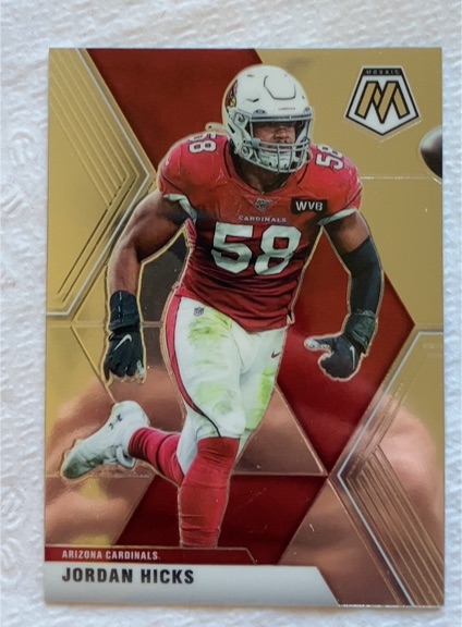 2020 Panini Mosaic #13 Jordan Hicks — front