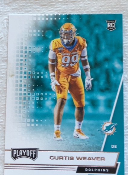 2020 Panini Playoff #295 Curtis Weaver — front