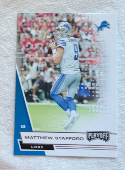 2020 Panini Playoff #167 Matthew Stafford — front