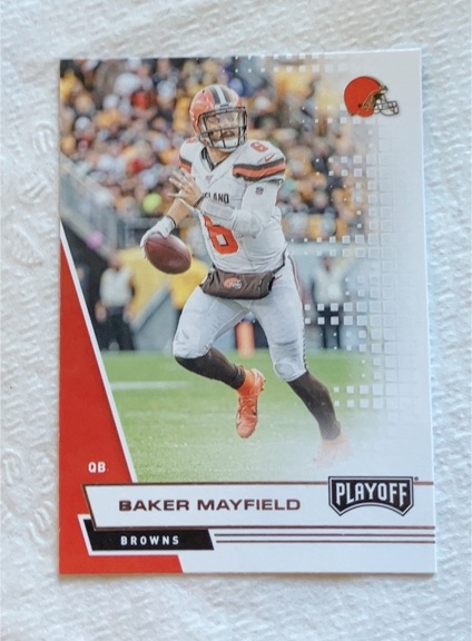 2020 Panini Playoff #42 Baker Mayfield Cleveland Browns — front