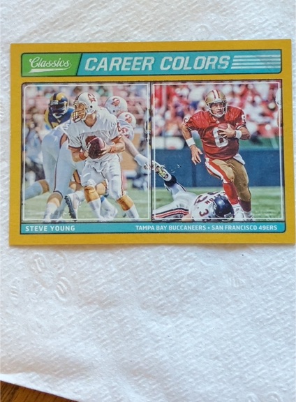 2017 Panini Classics #CC-5 Steve Young Career Colors — front