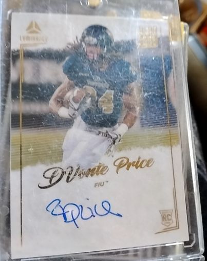 2022 Panini Luminance #187 D'Vonte Price — front