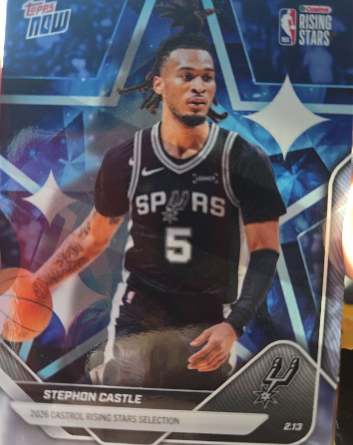 2026 Topps Now #RS4 Stephon Castle — front