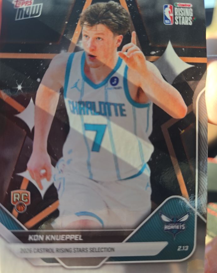2026 Topps Now #RS5 Kon Knueppel — front