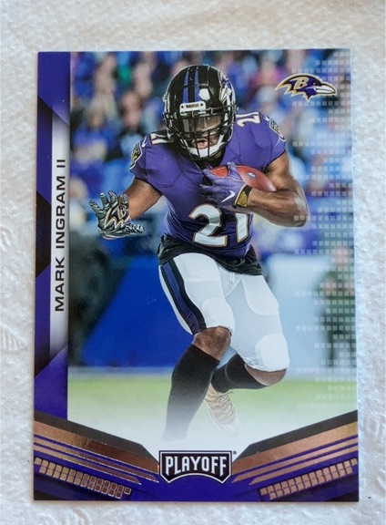 2019 Panini Playoff #26 Mark Ingram II — front