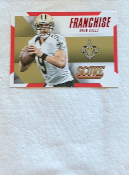 2015 Panini Score Franchise #8 Drew Brees — front
