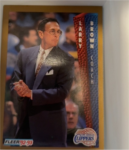 1992-93 Fleer #97 Larry Brown — front