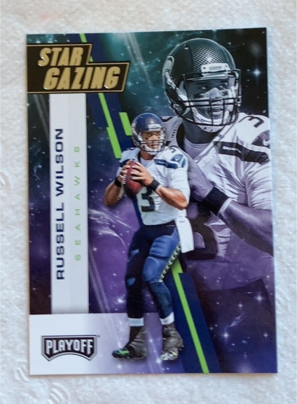 2017 Panini Playoff Star Gazing #17 Russell Wilson — front