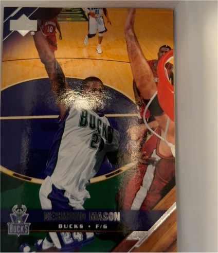 2005-06 Upper Deck #101 Desmond Mason — front