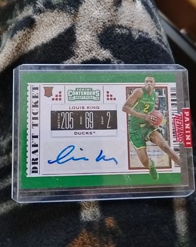 2019 Panini Contenders Draft Picks #122 Louis King Draft Ticket — front