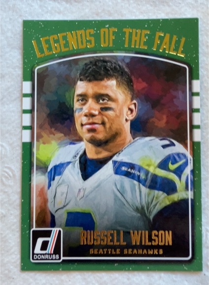 2016 Donruss Legends of the Fall #22 Russell Wilson — front