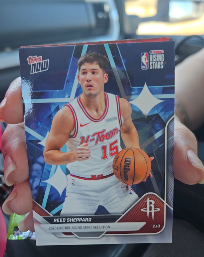 2026 Topps Now #RS10 Reed Sheppard — front