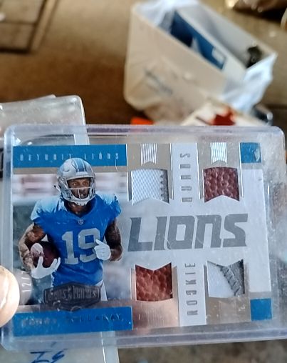 2025 Panini Absolute Canton Absolutes Patch Calvin Johnson — front
