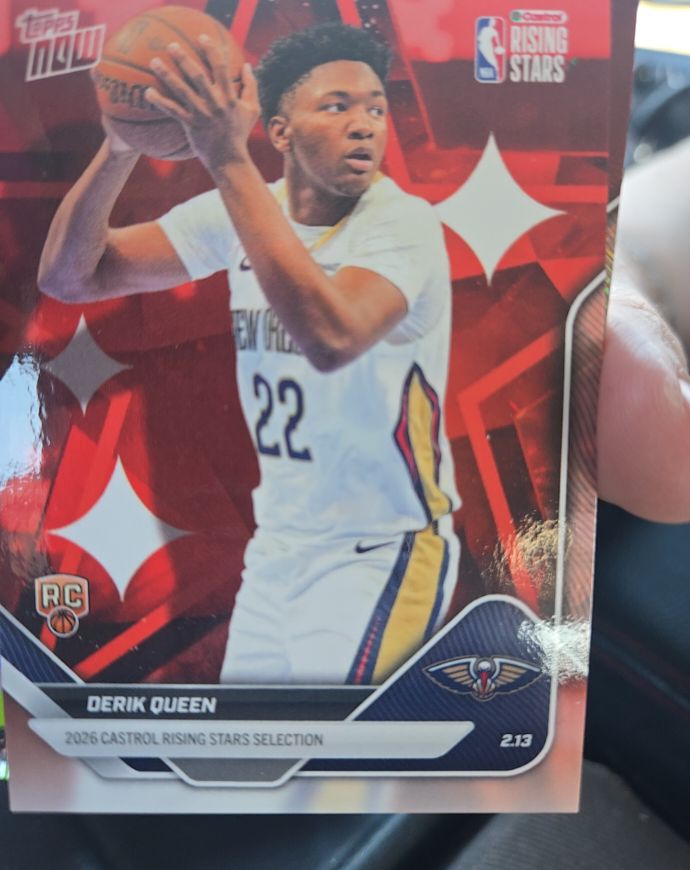 2026 Topps Now Rising Stars #RS15 Derik Queen — front