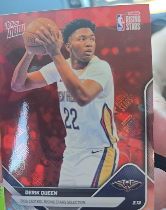 2026 Topps Now Rising Stars #RS15 Derik Queen — front