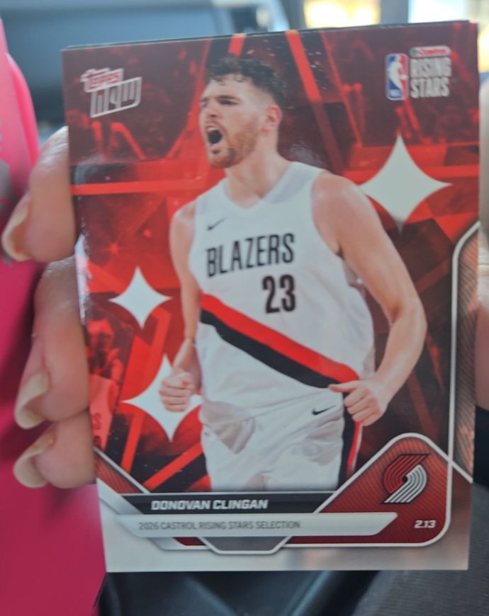 2026 Topps NOW Rising Stars #RS16 Donovan Clingan — front