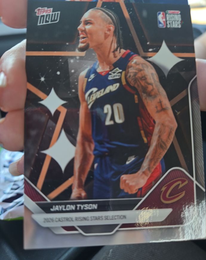 2026 Topps Now #RS20 Jaylon Tyson — front