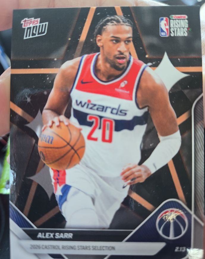 2026 Topps Now #RS2 Alex Sarr — front