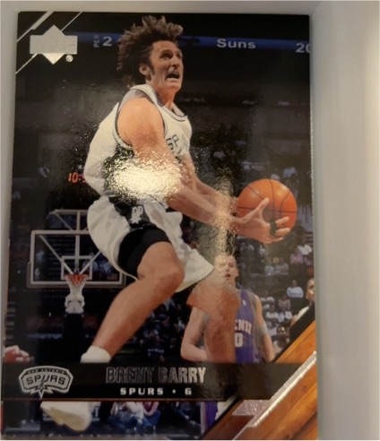 2008-09 Upper Deck #167 Brent Barry San Antonio Spurs — front