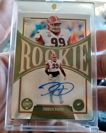 2022 Panini Legacy #187 Jordan Davis — front