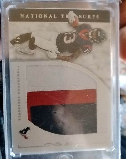 2016 Panini National Treasures Tremendous Treasures #TTR-DH DeAndre Hopkins — front