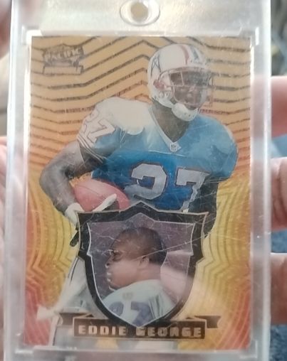 1997 Pacific Invincible #57 Eddie George — front