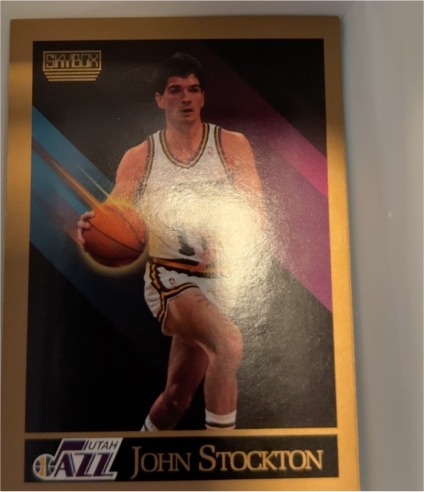 1990 SkyBox #284 John Stockton — front