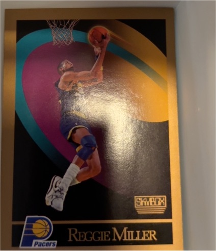 1990 Skybox #117 Reggie Miller — front