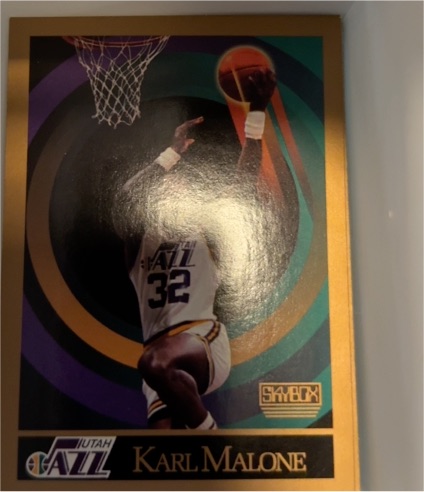 1990-91 Skybox #282 Karl Malone — front