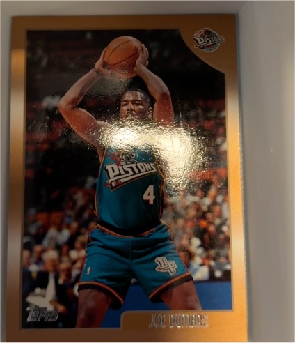 1998-99 Topps #43 Joe Dumars — front