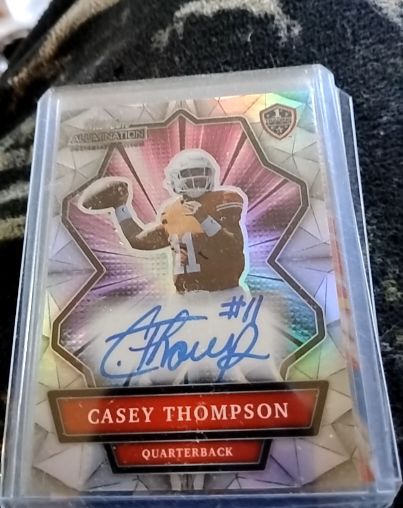 2021 Wild Card Alumination #ANBC-A Casey Thompson — front
