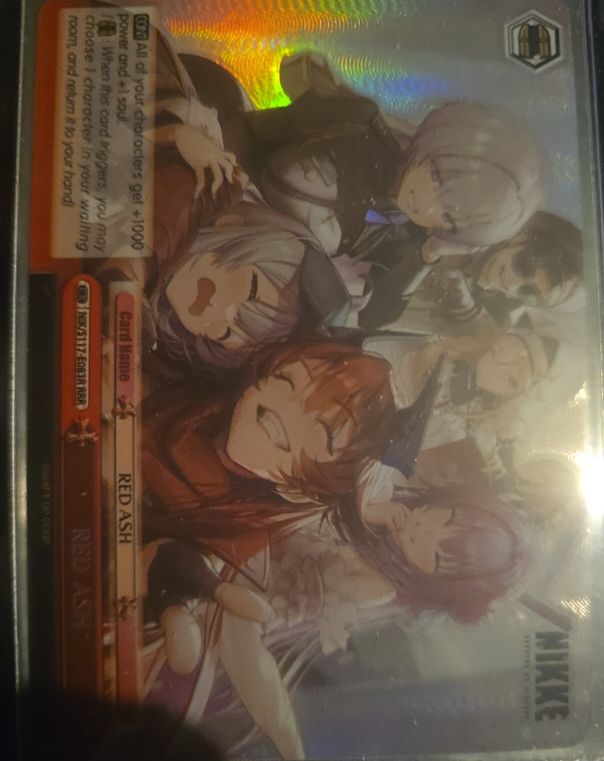 Weiss Schwarz Goddess of Victory: Nikke - RED ASH NIK/S117-E083R RRR — front