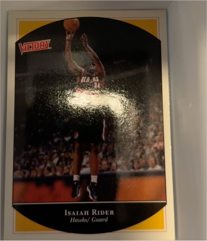 1999-00 Upper Deck Victory #212 Isaiah Rider — front