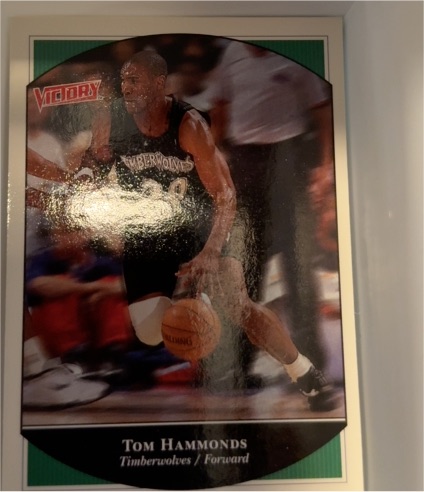 1999-00 Upper Deck Victory #157 Tom Hammonds — front